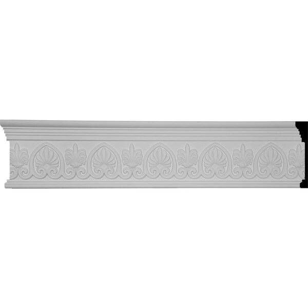 Ekena Millwork SAMPLE - 7 3/4"H x 1 3/8"P x 12"L Emery Scrolled Palmelle Frieze Moulding SAMPLE-MLD07X01EM - main